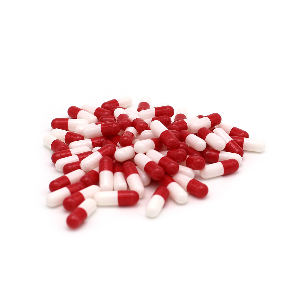 Gelulen N°2 Red/White 5000 caps