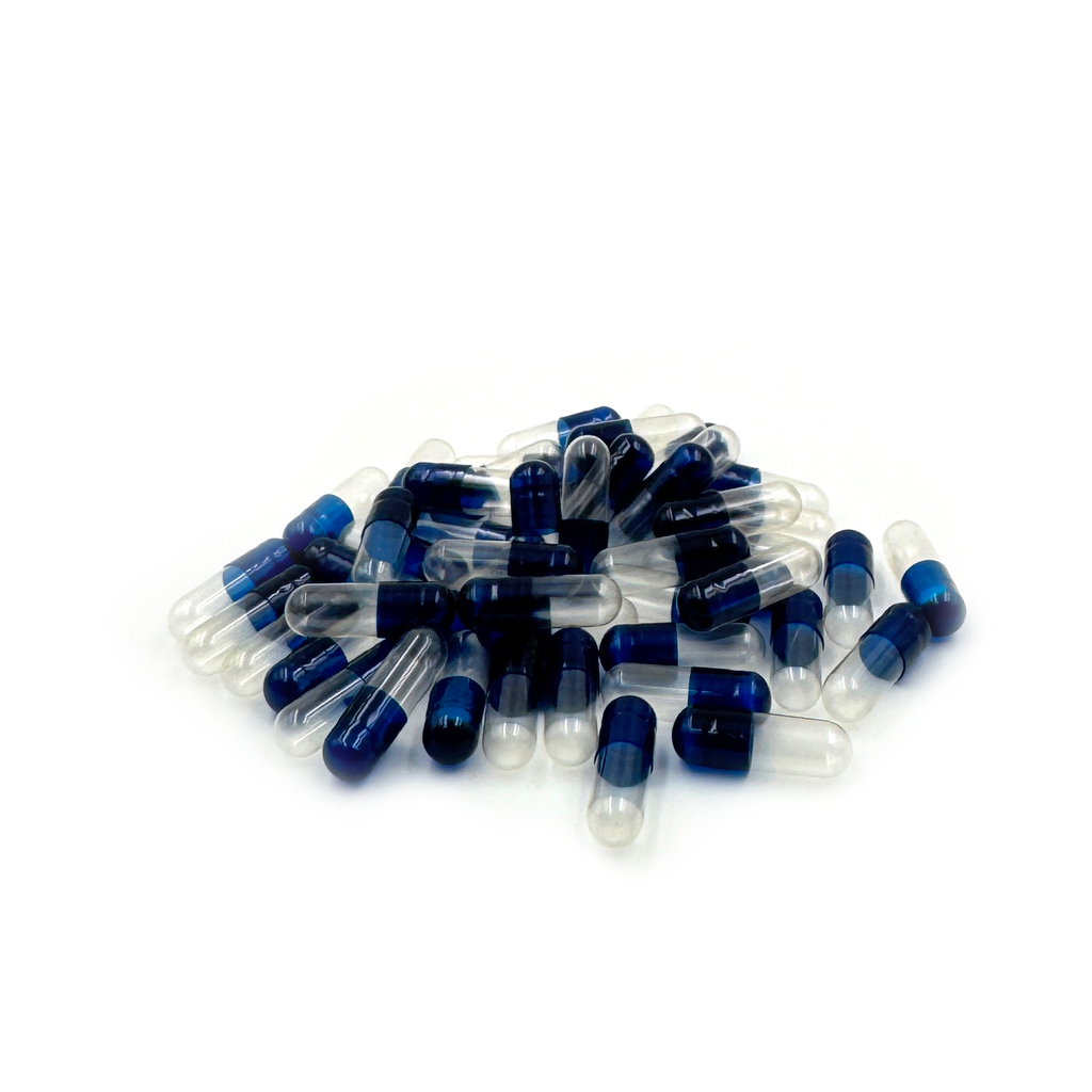 Gelulen N°3 Blue Transparant/Transparant 5000 caps
