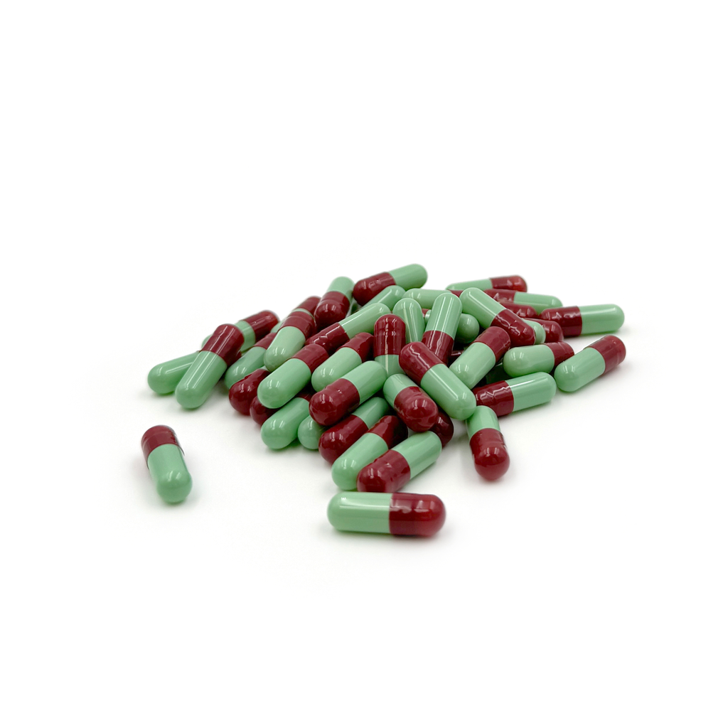 Gelulen N°3 Light Green/Maroon 5000 caps