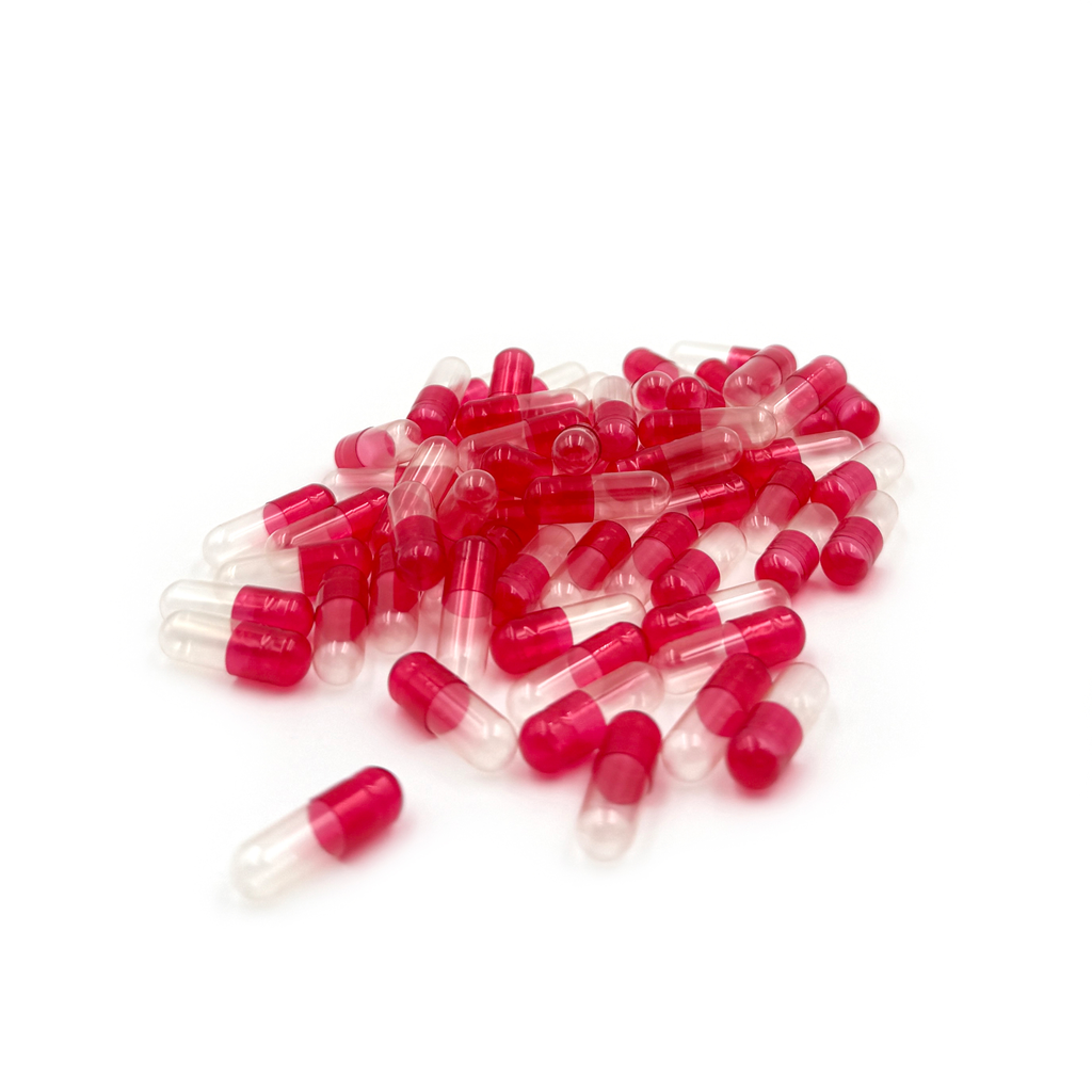 Gélules N°3 Red Transparantes/Transparantes 5000 caps