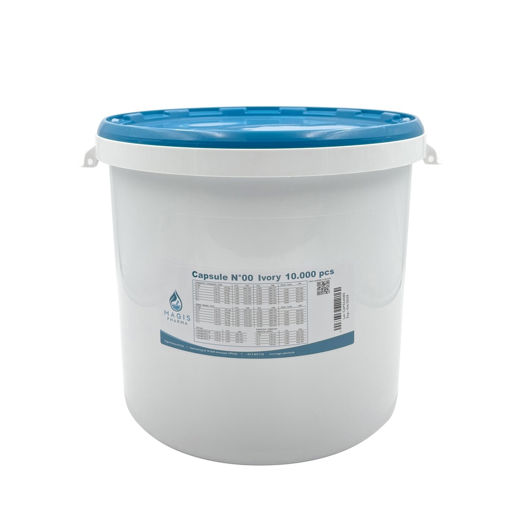 Capsules opaque N°00 10000