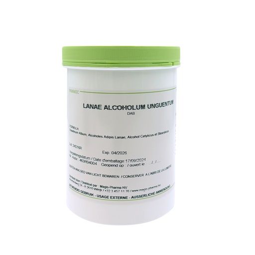 [2269660] Wolvetalcoholenzalf (Lanae alcoholum unguentum) 1kg PANNOC