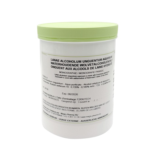 [2086361] Wolvetalcoholenzalf waterhoudend (Lanae alcoholum unguentum aquosum) 1kg PANNOC